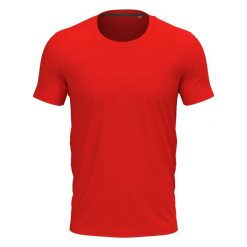 Wrzosowa Elastyczna Koszulka Unisex Dla Dorosłych. Czerwone bluzki damskie Stedman, bez wzorów, sportowe, bez kołnierzyka, bez ramiączek. Za 74.99 zł.