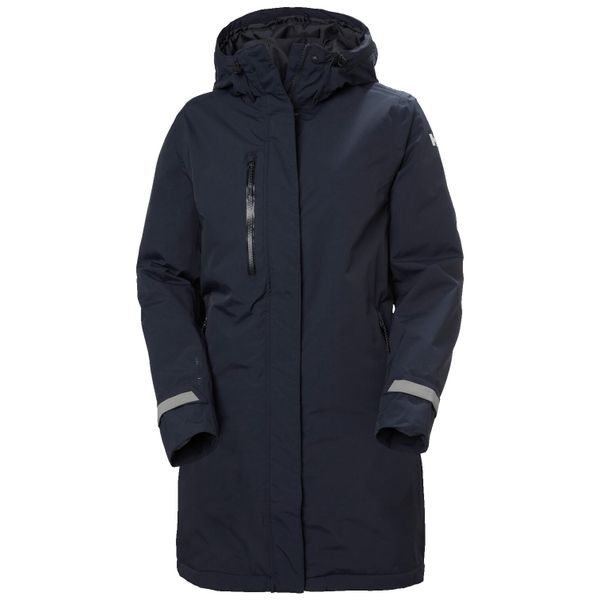 Damska ocieplana kurtka wodoodporna Helly Hansen Adore. Niebieskie kurtki sportowe damskie Helly Hansen, bez wzorów, bez ramiączek, bez kaptura. W wyprzedaży za 797.00 zł.