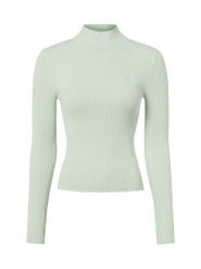 HUGO BLUE Sweter - Sarmie Kobiety zielony, M. Niebieskie swetry nierozpinane damskie HUGO BLUE, m, bez wzorów, z satyny, eleganckie, bez kołnierzyka, bez ramiączek. Za 329.95 zł.
