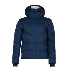 Kurtka narciarska Rossignol męska Legacy Merino Down JKT granatowa. Niebieskie kurtki sportowe męskie Rossignol, l, bez wzorów, bez kaptura, narciarskie. Za 1,759.00 zł.