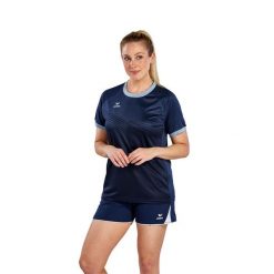 Damski jersey Erima Mantua. Niebieskie koszulki sportowe damskie Erima, bez wzorów, z jersey, bez ramiączek, rowerowe. Za 149.00 zł.