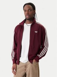 Adidas Bluza Firebird KE1646 Bordowy Loose Fit. Czerwone bluzy męskie Adidas, m, bez wzorów, z syntetyku, bez ramiączek, bez kaptura. Za 328.99 zł.
