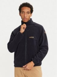 Napapijri Polar T-Dolent NP0A4HZP Granatowy Regular Fit. Niebieskie bluzy sportowe męskie Napapijri, m, bez wzorów, z polaru, bez kaptura. Za 399.99 zł.