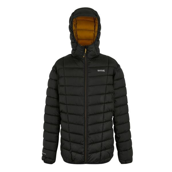 Męska Ocieplana Kurtka Asper. Czerwone kurtki męskie Regatta, l, bez wzorów, z materiału, z kapturem. Za 500.99 zł.