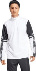 Bluza męska adidas Squadra 25 Training Top biało-czarna JD2987 2XL. Białe bluzy męskie Adidas, m, bez wzorów, bez ramiączek, bez kaptura. Za 136.82 zł.