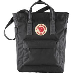 Torba Fjallraven Kanken Totepack - black. Czarne torby na laptopa damskie Fjällräven, bez wzorów, z materiału. Za 438.89 zł.