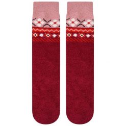 Puszyste Skarpety Świąteczne Unisex Dla Dorosłych Festivity Fair Isle. Czerwone skarpetki damskie Dare 2B, bez wzorów. Za 29.99 zł.
