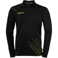 Top treningowy 1/4 zip Uhlsport Score 26. Czarne bluzy męskie Uhlsport, bez wzorów, sportowe, bez ramiączek, bez kaptura. Za 212.50 zł.