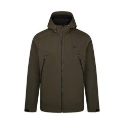 Trespass Hubbard - Męska kurtka softshell Dark Vine. Zielone kurtki męskie Trespass, m, z aplikacjami, z gumy, sportowe, bez kaptura. Za 438.99 zł.