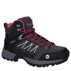 Buty trekkingowe damskie Hi-Tec V-lite Orion Mid Wp. Szare obuwie trekkingowe damskie Hi-tec, z materiału, bez zapięcia. Za 559.00 zł.