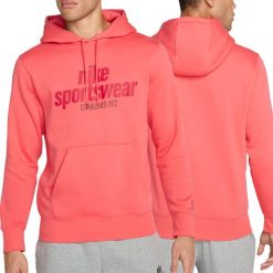 Bluza męska sportowa Nike Sportswear Club HJ2159-814 z kapturem. Brązowe bluzy sportowe męskie Nike, m, bez wzorów, z kapturem. Za 179.00 zł.