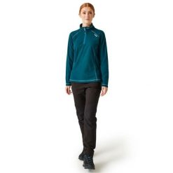 Damskie spodnie trekkingowe ze streczem Questra V. Czarne spodnie sportowe damskie Regatta, na lato, bez wzorów, z tkaniny, sportowe, trekkingowe. Za 199.99 zł.