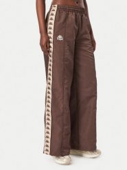 Kappa Spodnie dresowe Odette 332E1BW Brązowy Comfort Fit. Brązowe spodnie dresowe damskie Kappa, bez wzorów, z dresówki. Za 229.99 zł.
