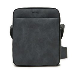 Saszetka Calvin Klein. Szare torby na ramię męskie Calvin Klein, z nubiku, małe. Za 229.99 zł.