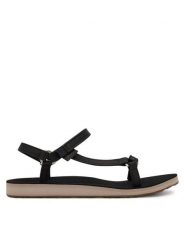 Teva Sandały Original Universal Slim 1151031 Czarny. Czarne sandały damskie Teva, bez wzorów, ze skóry, bez obcasa, na płaskiej podeszwie, bez zapięcia. Za 250.99 zł.