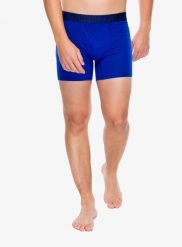 Bokserki termoaktywne Under Armour Performance Cotton 6 in 3-Pack Boxerjock. Czarne bokserki męskie Under Armour, bez wzorów, z bawełny. Za 157.19 zł.