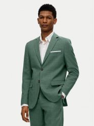 Selected Homme Marynarka 16087870 Zielony Slim Fit. Zielone garnitury męskie Selected Homme, m, bez wzorów, z syntetyku, bez kołnierzyka, bez ramiączek. Za 559.99 zł.