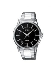 Casio Zegarek Classic MTP-1303PD-1AVEG Srebrny. Szare, cyfrowe zegarki męskie Casio, bez wzorów, srebrne. Za 219.99 zł.