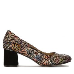 Czółenka Maciejka. Czarne czółenka damskie Maciejka, bez wzorów, bez obcasa, bez zapięcia. Za 429.99 zł.