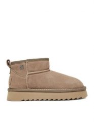 Nine West Śniegowce CEO-MENA-01 Beżowy. Brązowe śniegowce damskie Nine West, ze skóry, bez zapięcia. Za 259.99 zł.