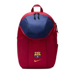 Plecak szkolny sportowy Nike FC BARCELONA. Czarne plecaki męskie Nike, bez wzorów, z materiału, sportowe. Za 169.00 zł.