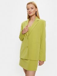 Glamorous Marynarka GS0417 Zielony Oversize. Zielone marynarki i żakiety damskie Glamorous, bez wzorów, z syntetyku, bez kołnierzyka, bez ramiączek. Za 329.99 zł.