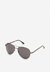 Czarne Okulary Przeciwsłoneczne z Filtrem UV w Stylu Pilotek Idanielle. Czarne okulary przeciwsłoneczne damskie Born2be. Za 19.99 zł.