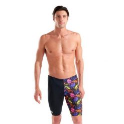 Kąpielówki męskie spodenki kąpielowe jammery na basen Arena Sea Turtles. Czarne kąpielówki męskie ARENA, l, bez wzorów. Za 199.99 zł.