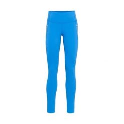 Damskie legginsy Kari Traa Nia. Niebieskie legginsy damskie Kari Traa, bez wzorów, z elastanu. Za 472.00 zł.