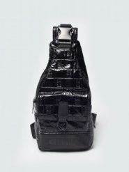 Torba unisex na ramię czarna oo574145 906. Czarne torby na ramię męskie BIG STAR, ze skóry ekologicznej, na ramię. Za 139.99 zł.