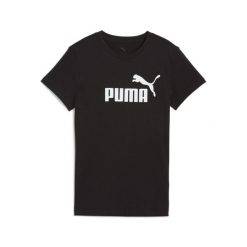 Damska koszulka ESS No. 1 Logo PUMA. Białe bluzki damskie Puma, s, bez wzorów, z gumy, sportowe, bez kołnierzyka, bez ramiączek. Za 73.99 zł.