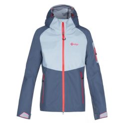 Kurtka damska 3-warstwowa Kilpi LEXAY-W. Czerwone kurtki sportowe damskie Kilpi, l, bez wzorów, z materiału, bez ramiączek, z kapturem, trekkingowe. Za 628.61 zł.