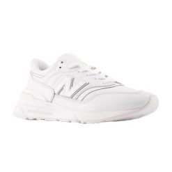 Skórzane Buty Sportowe Unisex Dla Dorosłych 997. Białe obuwie sportowe damskie New Balance, na zimę, bez wzorów, bez zapięcia. Za 744.99 zł.