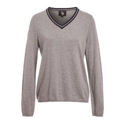 Sweter damski Gaze Janama. Szare swetry nierozpinane damskie GAZE, na zimę, bez wzorów, z dzianiny, bez kołnierzyka, bez ramiączek. Za 436.00 zł.