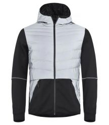 Clique Utah Jacket - Lekko ocieplana kurtka z elementami odblaskowymi. Szare kurtki męskie CLIQUE, m, bez wzorów, z poliesteru, bez kaptura. Za 310.90 zł.