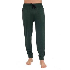 Spodnie dresowe termoaktywne męskie Brubeck Fusion. Zielone spodnie sportowe męskie Brubeck, m, bez wzorów, z dresówki, trekkingowe. Za 169.00 zł.