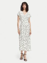 Vero Moda Sukienka letnia Elisa 10348019 Biały Regular Fit. Białe sukienki damskie Vero Moda, na lato, m, bez wzorów, z wiskozy, bez kołnierzyka, bez ramiączek. Za 183.99 zł.