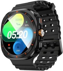 Smartwatch Hoco 1,43" AMOLED GPS z funkcją rozmowy Y37 czarny. Czarne zegarki smartwatch Hoco, bez wzorów. Za 137.24 zł.