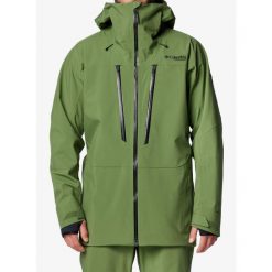 Kurtka narciarska męska Columbia Platinum Peak II 3L Shell. Zielone kurtki sportowe męskie Columbia, na zimę, l, bez wzorów, bez kaptura, narciarskie. Za 1,101.99 zł.