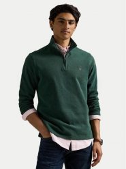 Polo Ralph Lauren Sweter 7,10672E+11 Zielony Regular Fit. Zielone swetry męskie Polo Ralph Lauren, m, bez wzorów, z bawełny, bez kołnierzyka, bez ramiączek. Za 699.99 zł.