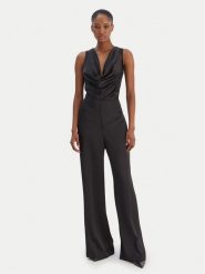 HUGO Kombinezon Kimari-1 50552972 Czarny Regular Fit. Czarne sukienki damskie Hugo, bez wzorów, z syntetyku, bez kołnierzyka, bez ramiączek. Za 1,249.00 zł.