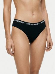 KARL LAGERFELD Komplet stringów B1W47031 Czarny. Czarne majtki damskie KARL LAGERFELD, z bawełny. Za 169.99 zł.