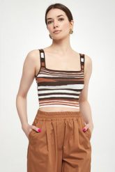 Top damski Tresa WEEKEND MAX MARA. Topy damskie Weekend Max Mara, m, bez wzorów, bez kołnierzyka, bez ramiączek. W wyprzedaży za 576.75 zł.