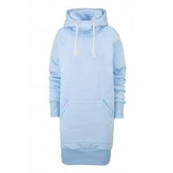 Bluza sportowa z kapturem damska DEEP TRIP Luzak. Niebieskie bluzy damskie DEEP TRIP, l, bez wzorów, z bawełny, sportowe, bez ramiączek, z kapturem. Za 369.00 zł.