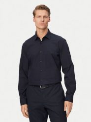 HUGO Koszula Koey 50561154 Granatowy Slim Fit. Niebieskie koszule męskie Hugo, m, bez wzorów, bez kołnierzyka, bez ramiączek. Za 349.99 zł.