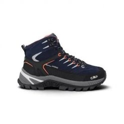 Buty trekkingowe damskie CMP Rigel 2.0 MID. Niebieskie obuwie trekkingowe damskie CMP, z materiału, za kostkę, bez zapięcia. Za 588.00 zł.