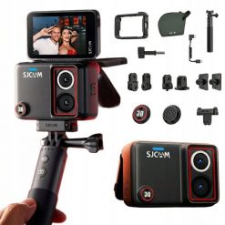 Kamera SJCAM Kamera SJCAM SJ30 Dual Lens 8K Obracany Ekran 2.51" 48MP 7h + Selfie stick. Kamery sportowe SJCAM. Za 1,363.99 zł.