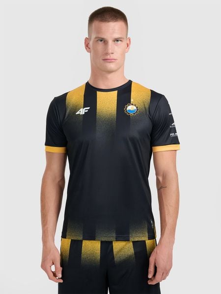 4F Koszulka klubowa domowa z sezonu 2025/26 męska 4F x Piast Gliwice - multikolor XXL. Koszulki sportowe męskie 4F, m, bez wzorów, z dzianiny, bez ramiączek. Za 289.99 zł.