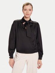 Rinascimento Koszula CFC0125148003 Czarny Regular Fit. Czarne koszule damskie Rinascimento, m, bez wzorów, z syntetyku, bez kołnierzyka, bez ramiączek. Za 339.99 zł.