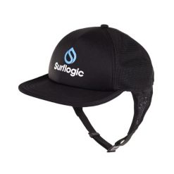 Czapka surfingowa Surflogic Trucker. Czarne czapki damskie SURFLOGIC, bez wzorów, z materiału. Za 177.80 zł.